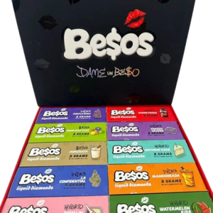 Besos Liquid Diamonds New Edition Disposable | 100 Pack Variety Box