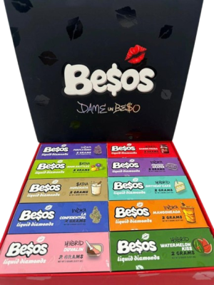 Besos Liquid Diamonds New Edition Disposable | 100 Pack Variety Box