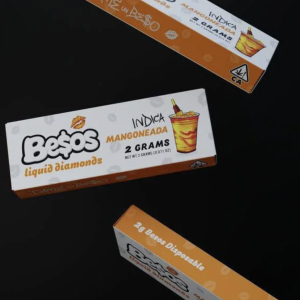 Besos Mango Neada 2g Disposable Vape Indica.